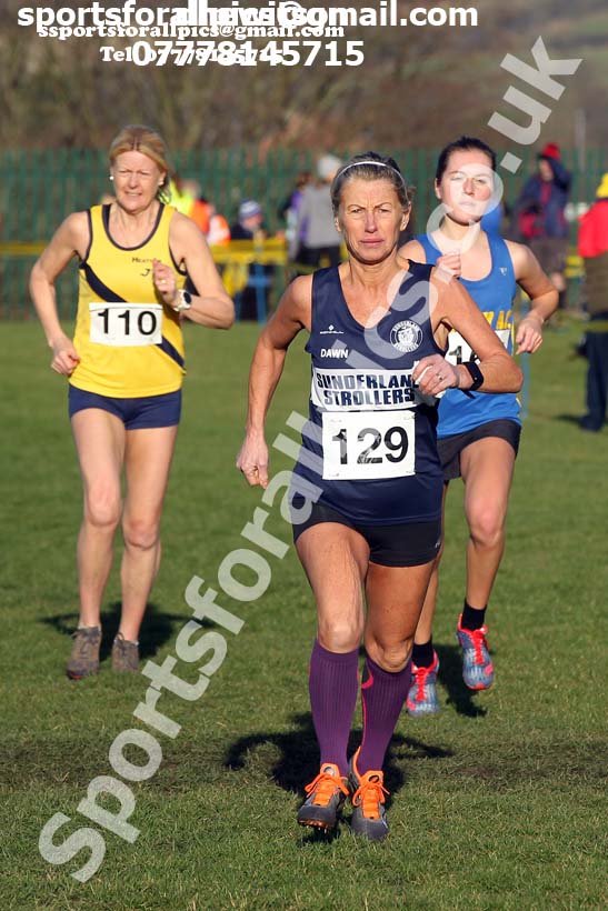 Senior womens 2020 Birtley Cross Country Relay, County Durham.  Photo: David T. Hewitson/Sports for All Pics
